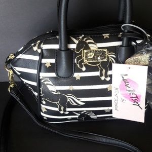 NWT Betsy Johnson unicorn bag